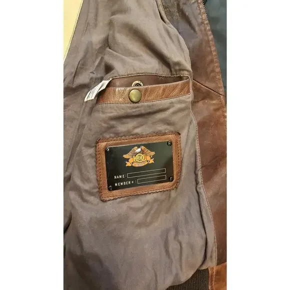 vintage Harley Davidson leather jacket size small